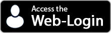 Button graphic with a person icon and the text “Zugriff zum Web‑Login”, indicating access to an online login area.